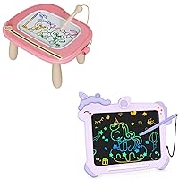 bravokids LCD Writing Tablet 8.5 Inch Toddler Doodle Board, bravokids Magnetic Drawing Board