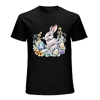 Easter Bunny Watercolor Holiday Men Women T-Shirt
