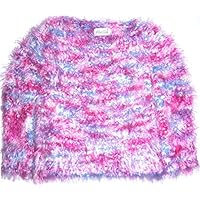 Abeille Girls Pullover Purple-Multicolored Sweater Size:4-5