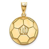 10KY Personalized Soccer Pendant