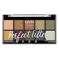 NYX PROFESSIONAL MAKEUP Perfect Filter Shadow Palette, Eyeshadow Palette, Olive You