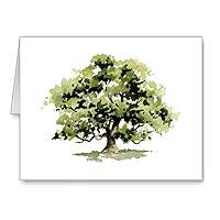 Oak Tree - Set of 10 Note Cards With Envelopes