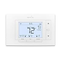 Sensi Wi-Fi Smart Thermostat for Smart Home, Pro Version, Works with Alexa, Energy Star Certified