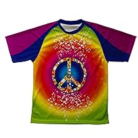 Tie Dye Hippy Technical T-Shirt for Men and Women