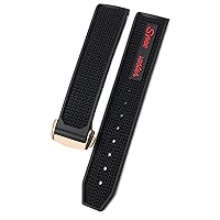 20mm 21mm 22mm Quality Rubber Silicone Watchband Fit for Omega Speedmaster watch Strap Stainless Steel Deployment Buckle