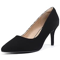IDIFU IN3 High Heels Pumps Closed Toe Heels Women's Pumps Stiletto Pointed Toe Dress Shoes Wedding Prom Bridal Work Office Bride Bridesmaid Guest Trendy Dressy Fashion Comfortable Classic Pumps Shoes