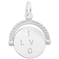 Rembrandt Charms I Love You Spinner Charm