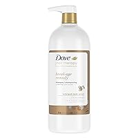 Dove Hair Therapy Shampoo Breakage Remedy for Damaged Hair Hair Shampoo with Nutrient-Lock Serum 33.8 oz