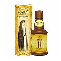 Gold Herbal Hair Oil - 100% Pure Herbal Hair Oil , Grows New, Dense, Dark & Strong Hair, Prevents Dandruff,100% Ayurvedic and can be used both by Men & Women - 100ml