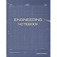 Engineer Vintage Style Notebook: 120 Pages Quad Format, Math Space Science Technology Engineering Math Physics, Graph Paper Composition Notebook, For Student, Teacher, Engineer