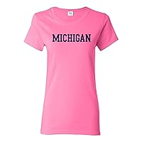 NCAA Basic Block, Team Color Womens T Shirt, College, University