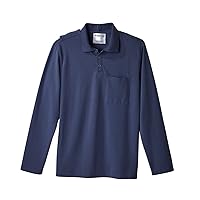 Men’s Open-Back Adaptive Long Sleeve Polo Shirt