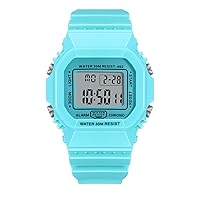 Digital Watch for Men and Women Waterproof Outdoor Military Sports Timer Multifunctional Wristwatch Girl Resin Strap Easy to Read Alarm Stopwatch Gift for Anniversary