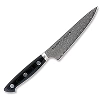 Zwilling Zwilling Bob Kramer Euro Stainless Steel Prep Knife 5.5 inches (140 mm) Knife Damascus Compact Chef Petty Multilayer Steel [Official Japanese Sale] Bob Kramer Prep Knife 34891-143