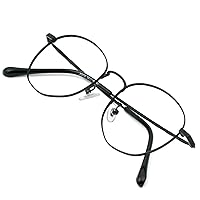 VisionGlobal Blue Light Blocking Glasses for Computer Reading, Anti Glare Lenses Help Reduce Eye Strain and Fatigue, For Men/Women (Black, 1.75 Magnification)