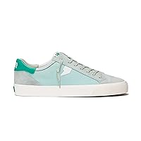 Snowblue Low Top Casual Sneakers – Light Blue and Aqua GreenUnisex Modern Shoes for Men and Women