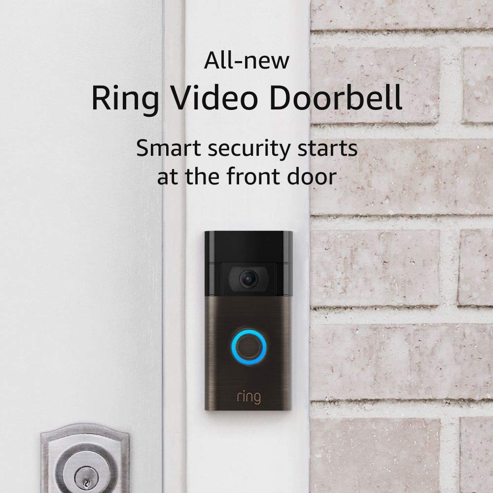 All-new Ring Video Doorbell – 1080p HD video, improved motion detection, easy installation – Venetian Bronze (2020 release)