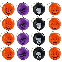 Amscan Creepy Halloween Ghoulish Punch Balloon (16 Piece), Multicolor, 12