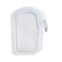 Stasher Platinum Silicone Food Grade Reusable Storage Bag, Clear (Go Bag) | Reduce Single-Use Plastic | Cook, Store, Sous Vide, or Freeze | Leakproof, Dishwasher-Safe, Eco-friendly | 18 Oz