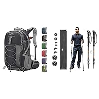 Maelstrom Daypack Backpacks + Water Filtration System, 40l Black