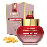 Retinol & Vitamin E Ultra-Hydrating Facial Moisturizer - Promotes Soft & Supple Skin - Smooths Wrinkles, Fines Lines & Signs Of Aging - Skin Care Made in Korea - 1.69 FL.OZ.