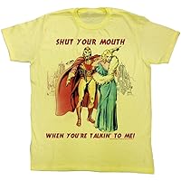 Men's Shut It Slim Fit T-Shirt Yellow Heather