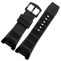 30x16mm Black Concave Lug Rubber Silicone Watch Band Strap Fits For IWC IWC500501