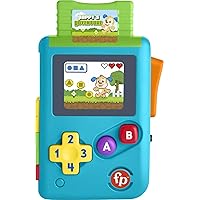 Fisher-Price Laugh & Learn Baby & Toddler Toy Lil’ Gamer Pretend Video Game with Lights & Learning Songs for Ages 6+ Months