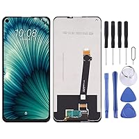 Repair Replacement Parts LCD Screen and Digitizer Full Assembly for HTC U20 5G Parts (Color : Black)