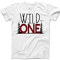 First Birthday Wild one Shirt - Wild one Buffalo Plaid 1st Birthday Shirt