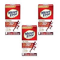 Move Free Type II Collagen & Boron Ultra Triple Action Joint Support Tablets (30 Count in A Box), for Joint Comfort, Supports Healthy Bones, Helps Preserve and Maintain Cartilage- 3 Packs