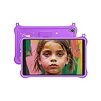 Blackview Tab 50 Kids Tablet 8 Inches 6GB RAM 64GB ROM (1TB TF), WiFi 6, Android 13 Tablet PC, 5580 mAh Battery, 1280 x 800 HD+ IPS, GMS Certified/BT 5.0/3.5 mm Jack/OTG/Type-C (Purple)