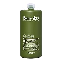 Alfaparf Milano Benvoleo Hydration Rich Conditioner for Dry Hair - Clean, Vegan, Sustainable Hair Care - Hydrates, Moisturizes, Nourishes - Paraffin Free - Natural Ingredients - 33.8 Fl. Oz.