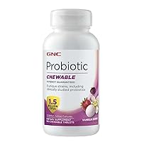 Probiotic Chewable with 1.5 Billion CFUs - Vanilla Berry, 100 Tablets, Daily Probiotic Support