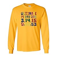Long Sleeve Adult T-Shirt Ultimate Pi Day 3.14 Color Up Math Funny DT
