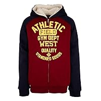 Lee Youth Boys' Sherpa Lined Full Zip Hoodie Jacket