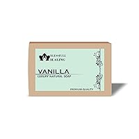 Luxury Vanilla Handmade Natural Soap Bars (125 Gram / 4.4 OZ) (Pack Of 1)