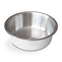 PetFusion Premium 304 Food Grade Stainless Steel Dog & Cat Bowls. Cat Bowls Shallow & Wide for Relief of Whisker Fatigue, 56-Ounce, Stainless