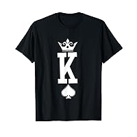 King and Queen Of Heart Couple Matching Valentine's Day T-Shirt