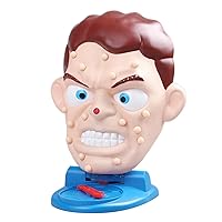 Toys to Tighten Popping Toy with Pointer Wheel Pimple Pop Toy Face Human Popping Popping with Funny Expressions Toy of Tricks for The Family Banquet Party Game