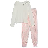 Calvin Klein Girls' Thermal Pajama Set 2 Piece Pj