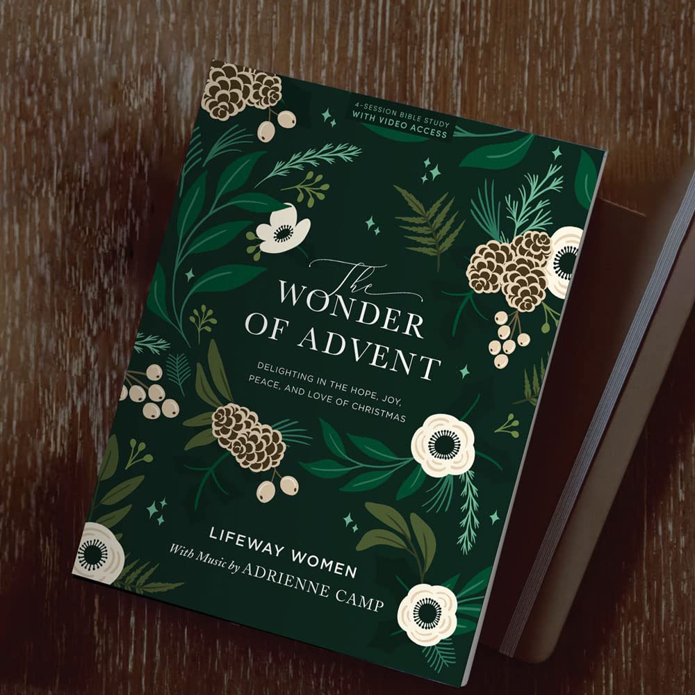 The Wonder of Advent - Bible Study Book with Video Access: Delighting in the Hope, Joy, Peace, and Love of Christmas