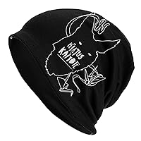SAMUELSON Hiatus Music Kaiyote Beanie Cap for Men Women Soft Daily Knit Ribbed Beanie Hat Adult Warm Toboggan Hat for Unisex Black