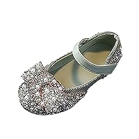 Toddler Girl Sandals Size 5 Childrens Shoes Pearl Rhinestones Shining Kids Princess Slippers for Girls Youth