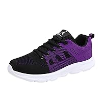 Chunky Sneakers for Women Size 12 Ladies Flat Mesh Shoes Heel Fashion Color Water Shoes for Women Snorkeling