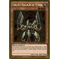 Yu-Gi-Oh! - Sentry Soldier of Stone (MVP1-ENG12) - The Dark Side of Dimensions Movie Pack Gold Edition - 1st Edition - Gold Rare