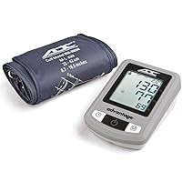ADC 6021NSA Advantage Automatic Digital Blood Pressure Monitor with Storage Case, BHS AA Rated, Small Adult Navy Upper-Arm BP Cuff, 8