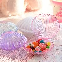 10pcs Shell Wedding Favor Box Wedding Candy Box Casamento Wedding Favors and Gifts Wedding Decoration Mariage (Purple)