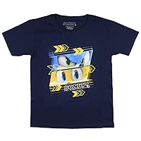 Sonic The Hedgehog 2 Boys' Sonic vs Tails Design Graphic Print T-Shirt