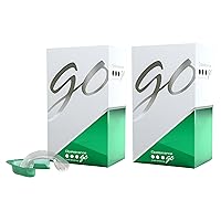 Opalescence Go - Prefilled Gel Teeth Whitening Trays (2 Packs / 20 Treatments) - 15% Hydrogen Peroxide - Teeth Whitening Kit -Mint - 5194-2